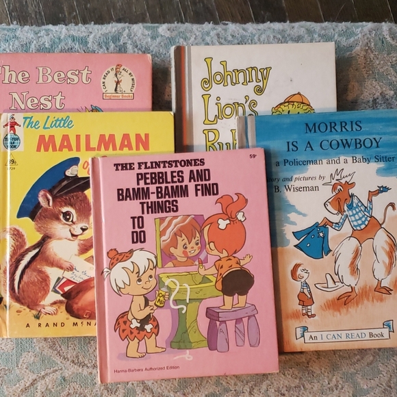 5 Vintage Children's books